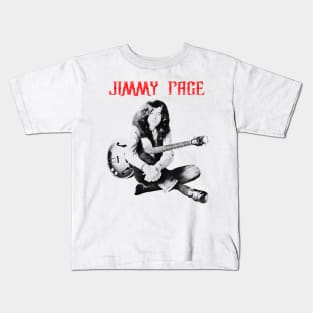 jimmy page visual art Kids T-Shirt